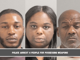 Police arrest 4 people for possessing weapons