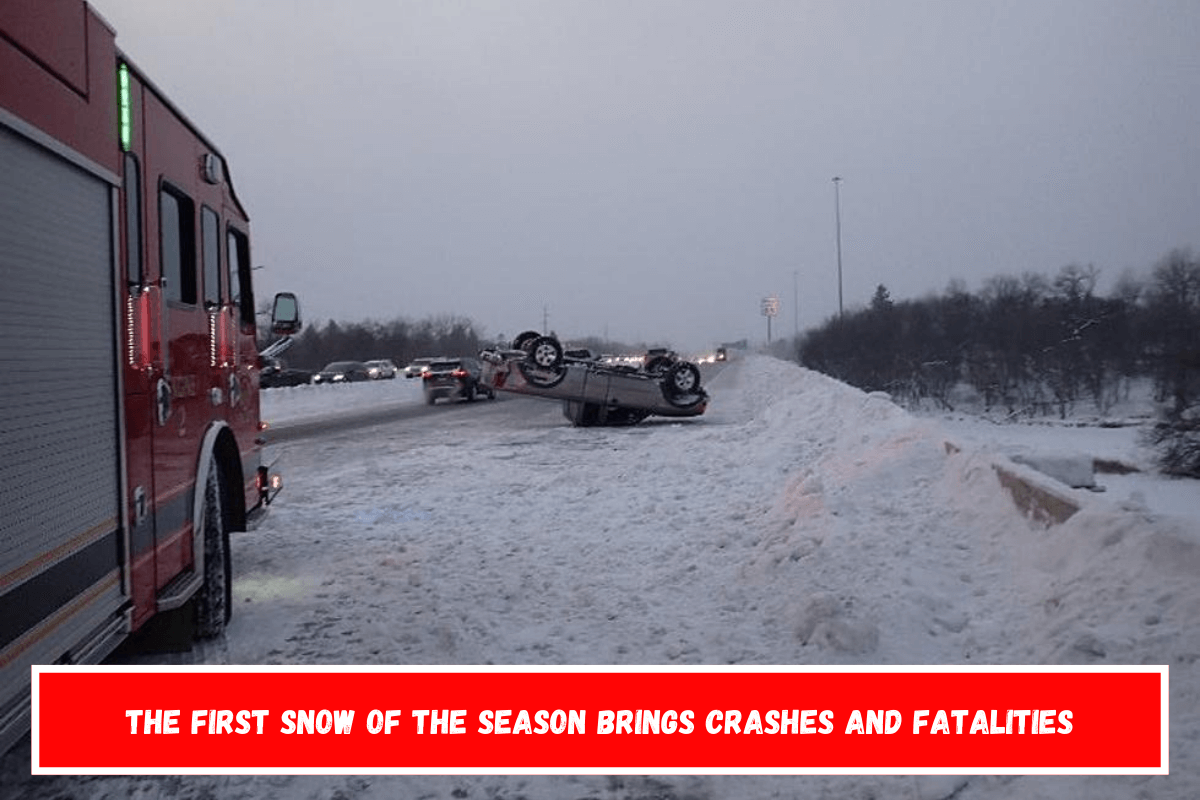 The first snow of the season brings crashes and fatalities