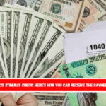 $725 stimulus check Here’s how you can receive the payment