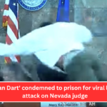 'Human Dart' condemned to prison for viral leaping attack on Nevada judge