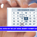 It’s official dates for the last Social Security payment days in 2024