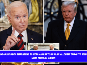 Lame-duck Biden threatens to veto a bipartisan plan allowing Trump to select more federal judges