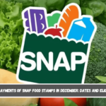 Last payments of SNAP Food Stamps in December dates and eligibility