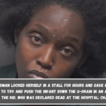 Pregnant woman locked herself in a stall for hours and gave birth to her baby,