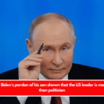 Putin said Biden's pardon of his son shown that the US leader is more human than politician