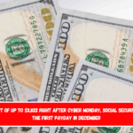 SSDI payment of up to $3,822 right after Cyber Monday, Social Security confirms the first payday in December