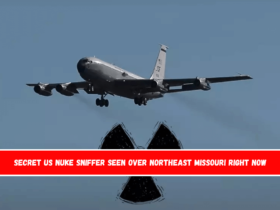 Secret US Nuke Sniffer Seen Over Northeast Missouri Right Now