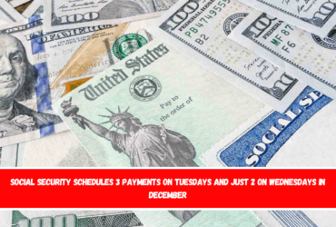 Social Security schedules 3 payments on Tuesdays and just 2 on Wednesdays in December