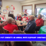 Staying Put conducts an annual White Elephant Christmas Party.