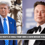 The world reacts as Donald Trump sends a harsh message to Elon Musk