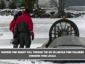 Wardens find nobody fell through the ice on Lincoln Pond following concerns from locals.