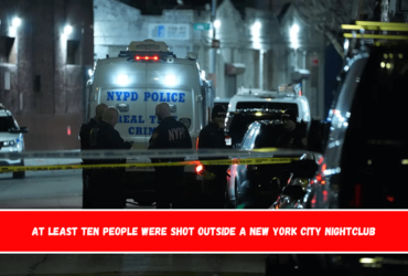 At least ten people were shot outside a New York City nightclub