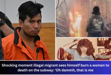 Shocking moment illegal migrant sees himself burn a woman to death on the subway 'Oh dammit, that is me