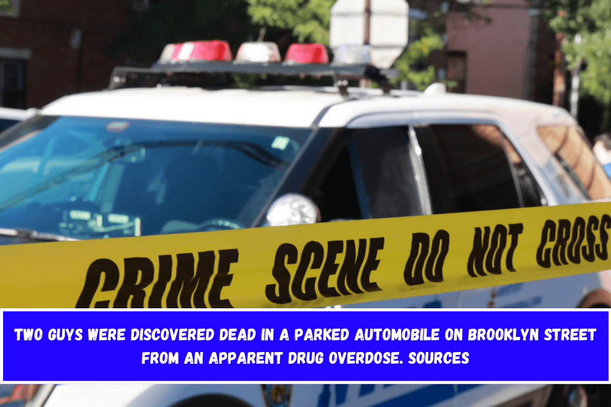 Two guys were discovered dead in a parked automobile on Brooklyn Street from an apparent drug overdose. sources